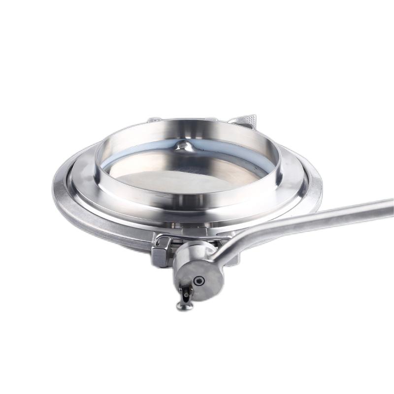 Equal Stainless Steel 304 Sanitary Powder Valve Butterfly Valve