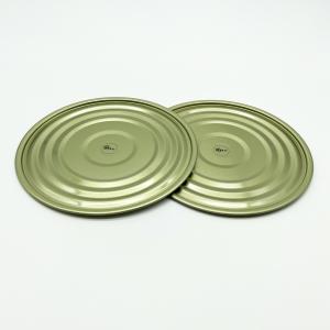 Quality 603 gold color Metal Can Lids, BPANI internal food safety lacquer, for canned milk powder and dairy food packing, wholesale