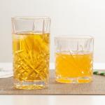 35CL Heavy Bottom Cut Crystal Old Fashioned Glasses Tumblers 12.3 Ounce