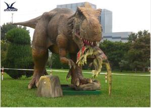 Quality Handmade Dinosaur Lawn Statue Length 3.5M-4M Dinosaur Realistic Model wholesale