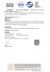 Top Tent Manufacturing Co.,Ltd Certifications