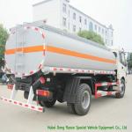 Large Capacity Oil Tanker Truck , Fuel Delivery Tankers With DFA Chassis