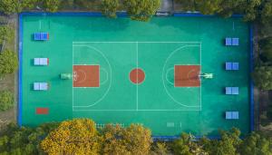 Quality Tennis Court Acrylic Synthetic Flooring High Rebound 5mm Thickness wholesale