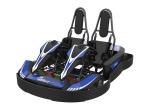 Blue 48V 60Ah Battery Double Seater Go Kart 1050mm Wheelbase