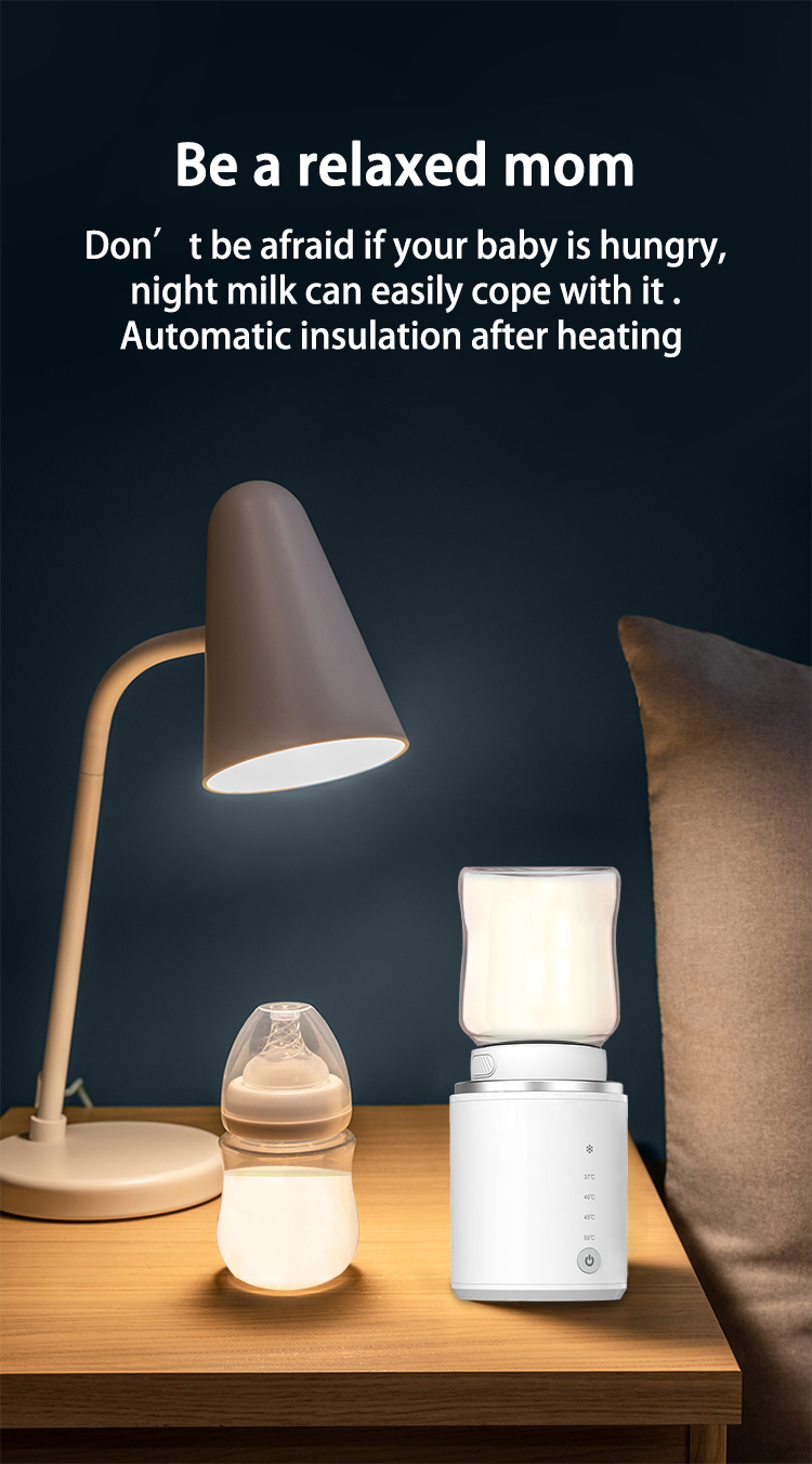 15w Custom Mini Baby Bottle Warmer Breast Milk Travel Bottle Heater For Baby Feeding