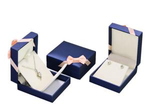 Quality Mens PU Leather Cardboard Jewelry Boxes Bulk Ring Gift Box With Removable Drawer wholesale