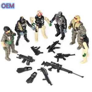 Quality OEM 3d Joy Action Figure Toy Custom Plastic Soldier Character Figure Military Figure wholesale