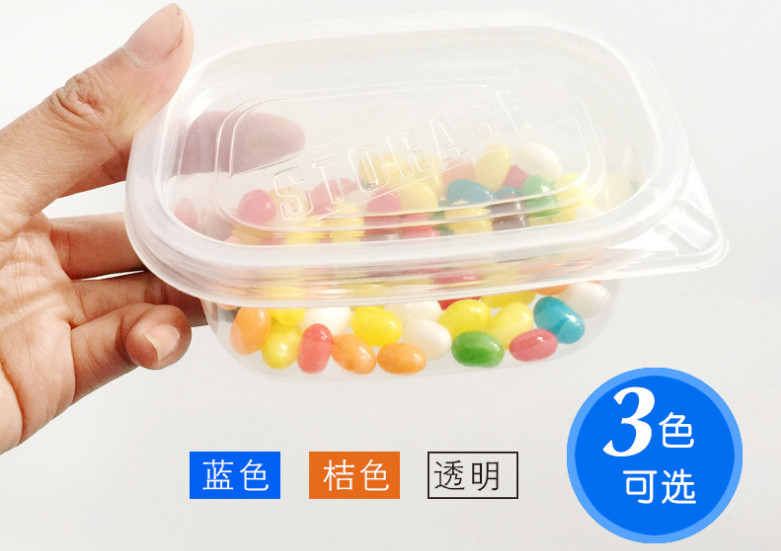 Clear Bowl disposible plastic containers for Soup / Fruit , 310ml IML PP Plastic Clear Fruit Bowl