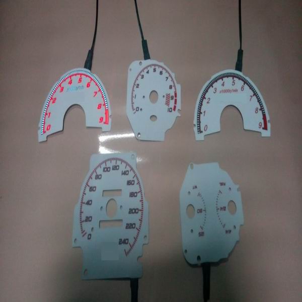 high bright custom glow gauge /el gauge /car dashboard