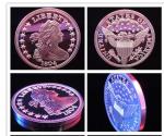 China Manufacturer the Goddess of liberty coin /metal gold or silver coin