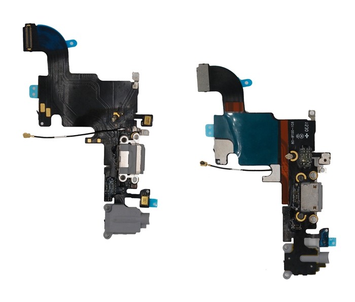 Apple iPhone 6S Charging Port Flex Cable Ribbon Replacement - Light Gray - Grade R