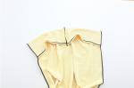yellow color microfiber microfibre waffle weave sports towels with pockets
