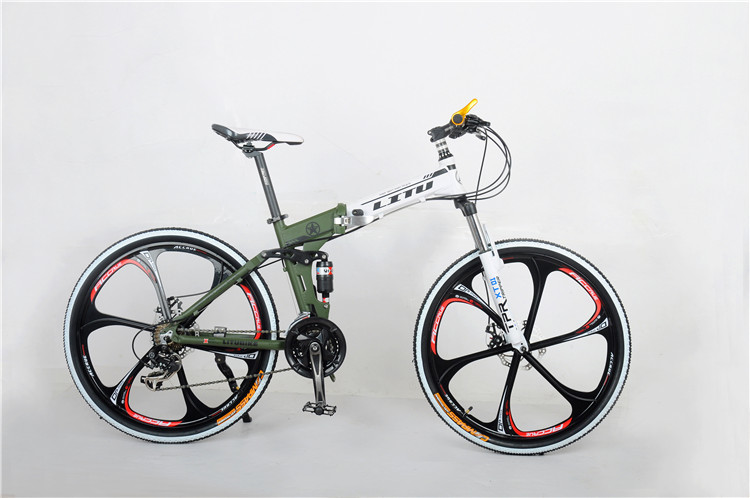 Factory price OEM 6 spoke mag alloy wheel Shimano 21/24/27/30 speed aluminium alloy chinese folding MTB