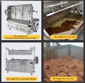 Quality Kitchen Commercial Automatic Fryer Machine Energy Saving ISO9001 wholesale