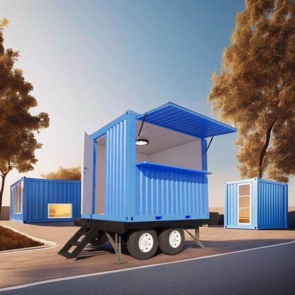Customized Color 10ft Mobile Tiny House on Wheels Furnished Prefabricated