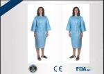 Disposable Waterproof Surgical Gowns , Fluid Repellent Non Woven Coverall