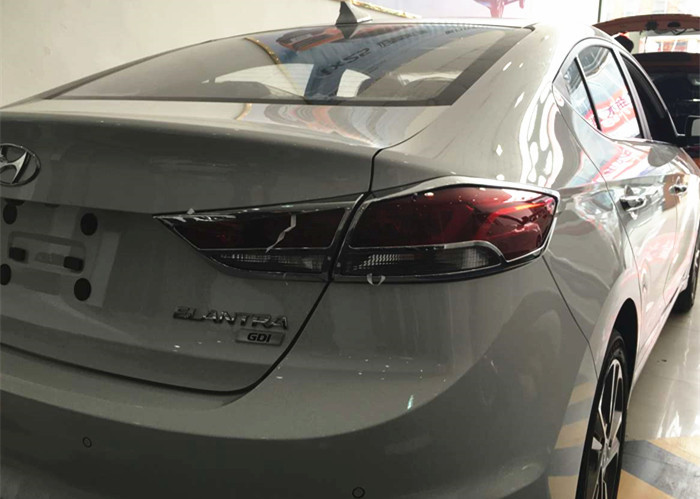 Auto Chrome Headlight Bezels And Tail Lamp Molding For Hyundai Elantra 2016 Avante