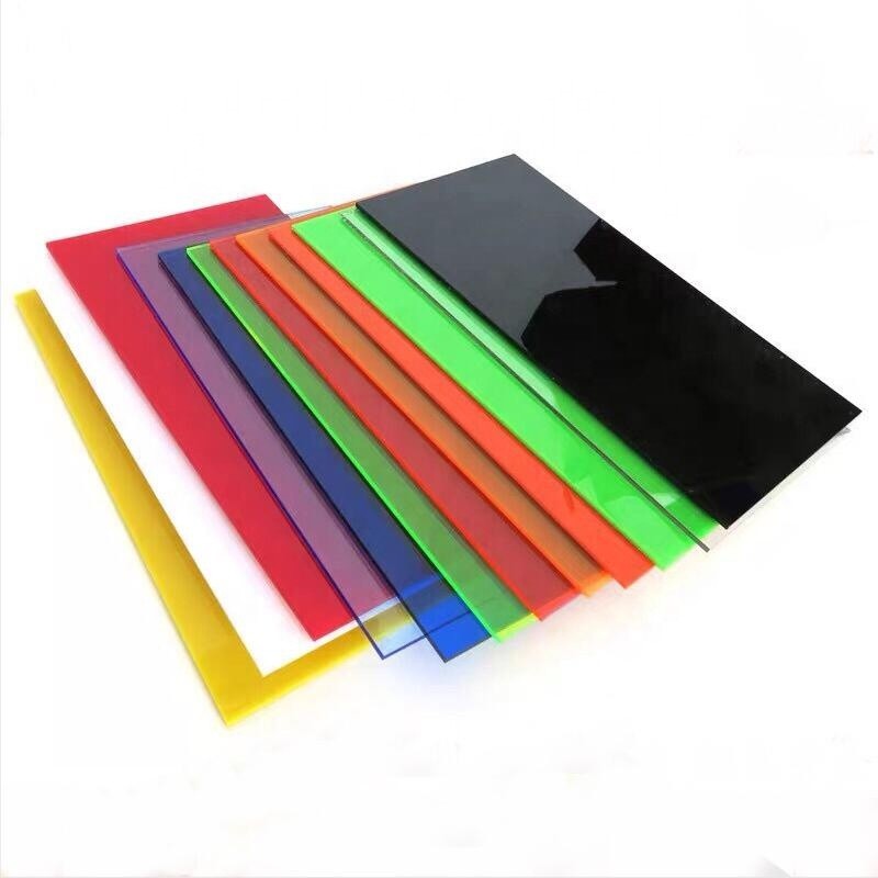 Dye Colored Translucent Black Acrylic Sheet 8mm Signage Acrylic Board