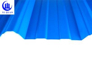 Quality Waterproof Performance Corrugated PVC Roof Tiles Glazed tile roof wholesale