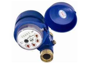 Quality Mechanical Drive Multijet Water Meter , Fully Sealed Runner For Cold Water DN25 Brass wholesale