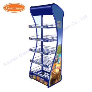 Quality Modern Candy Chips Rack Bakery Display Basket W980*D500*H1600mm wholesale