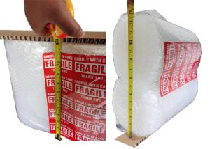 Quality Durable 12x72 Inch Protective Packaging Air Bubble Cushioning Wrap Roll wholesale