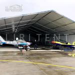 Huge Prefab Mobile Aircraft Hangar Tent 40x60m DIN 4102 B1
