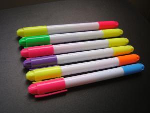 Quality highlighter marker for promotional with logo printing wholesale