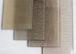 Fabric Interlayer 4mm Non Reflective Tempered Laminated Glass Sheets