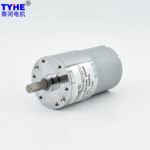 Quality Micro 200 Rpm Brushed DC Spur Gear Motor OD37mm 6V High Torque Low Rpm wholesale