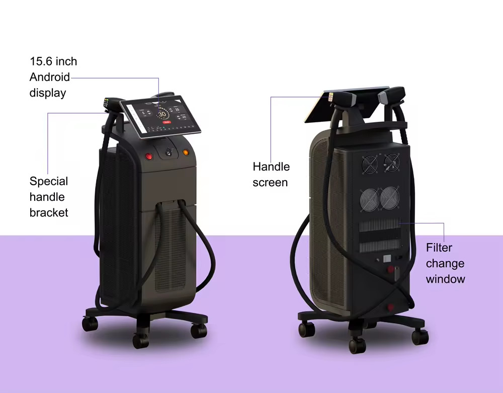 1200W Diode Laser Hair Removal Machine Stationary Style Diode Ice Laser Machine