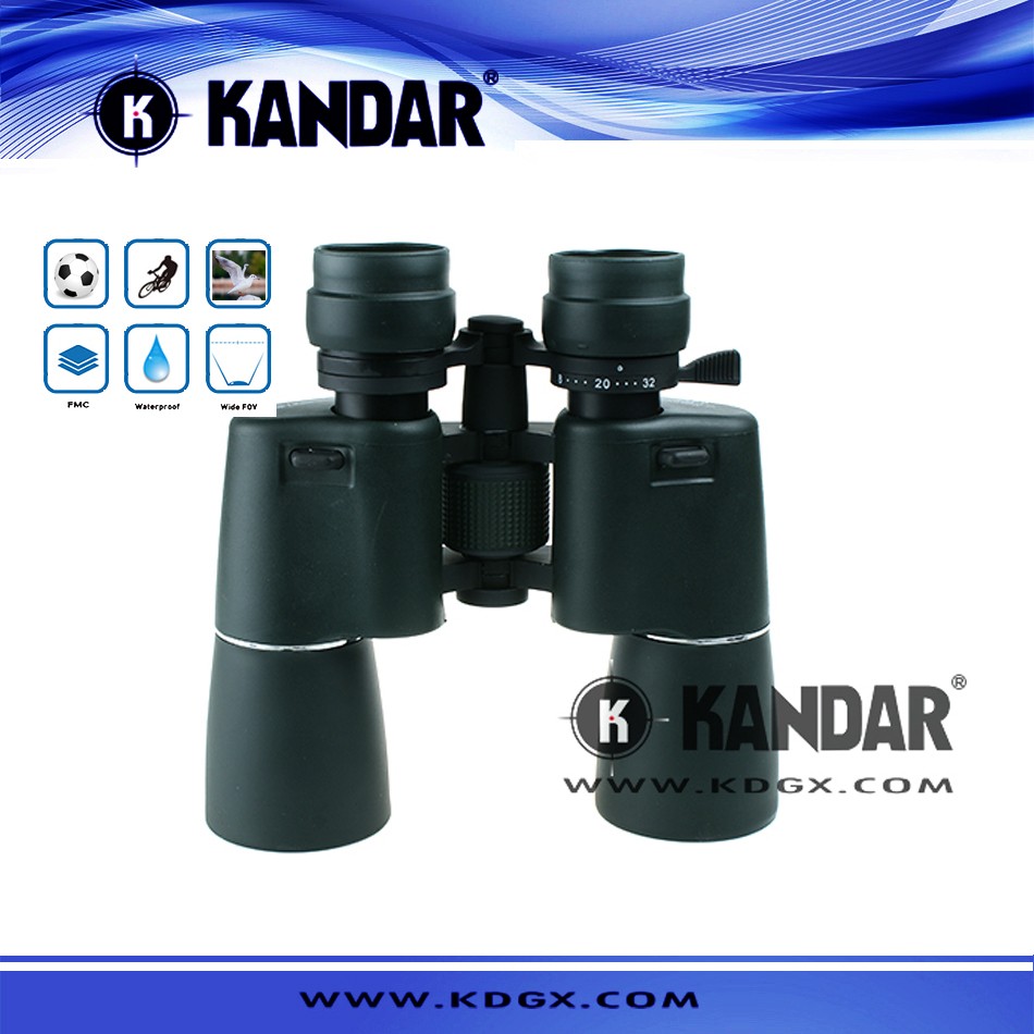 High Power and Wide View Antique Binoculars KANDAR M 6X24 for Hunting in Army Green