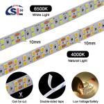 120 Leds Double Row LED Strip for Hotel Bathroom Mirror 12V 5MM 2835 Mirror Warm