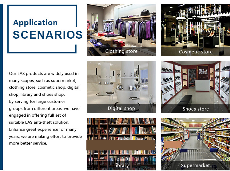 8.2MHz retail alarm security door/detector/system for clothing stores Anti-theft EAS security tester detector/ jammer
