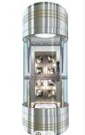 10 Persons Panoramic Elevator 800KG Round Glass Elevator Residential