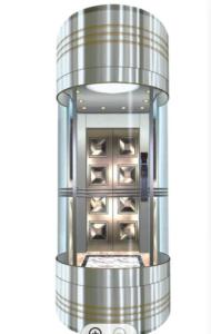 Quality 10 Persons Panoramic Elevator 800KG Round Glass Elevator Residential wholesale
