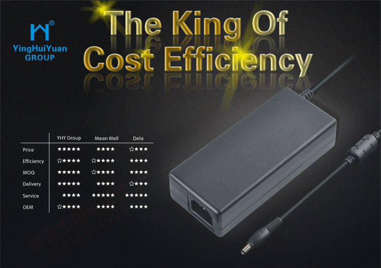High Safety 24v Dc Adapter With High Purity Aluminum Radiation