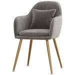 Modern Italian French Sillas Fabric Velvet Kitchen Dining Chair with Adjustable
