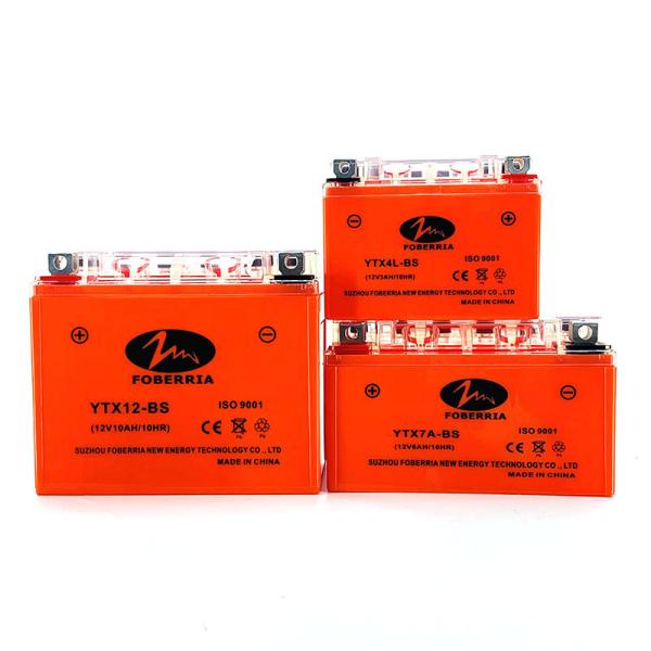 12V12ah Maintenance Free Motorcycle Battery 12N6.5 BS rechargeable motorcycle