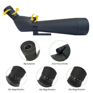 Quality 20X60X80 Multi Coated Optics Spotting Scope For Bird Watching wholesale