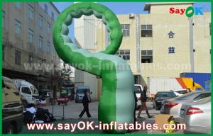 Quality Green Oxford Cloth Inflatable Cartoon Characters / Inflatable Caterpillar wholesale