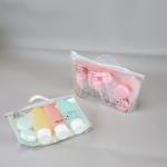 Travel Toilet Printed PVC Cosmetic Organizer Bags Waterproof Transparent