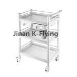 Three layers ABS movable Hospital Instrument Medical Trolley