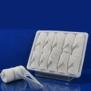 Quality 100% Cotton 15g Single Use Airline Towel 10pcs In Tray wholesale