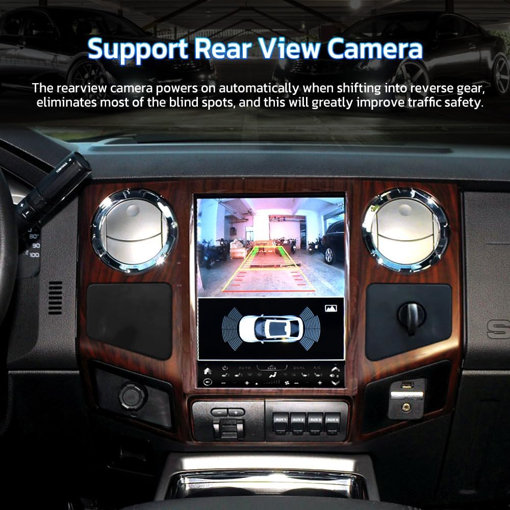 Viknav Car Radio For Ford F250 F350 (2008 2009 2010) 12.1 inch Android Auto Multimedia GPS Navigation Head Unit 8 Core S