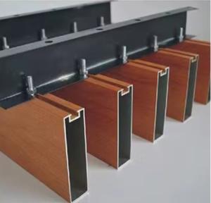 Quality Indoor Aluminum Suspended Ceiling Fashion Aluminium Wood Grain Ceiling wholesale
