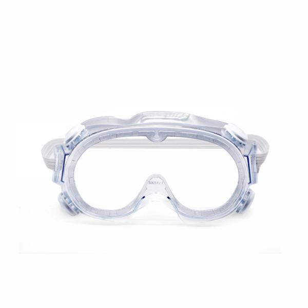 Impact Resistant Custom Medical Safety Goggles Four Valves Polycarbonate