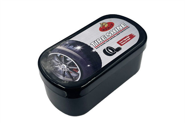 Tire Shine Sponge Brush Car Wheel Dressing Applicator Tire Gloss Polishing Wipe Care Waxing Pad Detailing