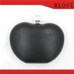 Factory sale apple shape gold iron metal purse frame box clutch frame for bag