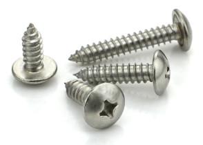 Quality Mushroom Head Self Tapping Metal Screws Stainless Steel Bright Surface wholesale
